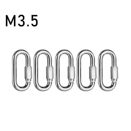 

Carabiner Quick Link Strap Connector Steel Chain Repair Shackle D-Shape Rigging