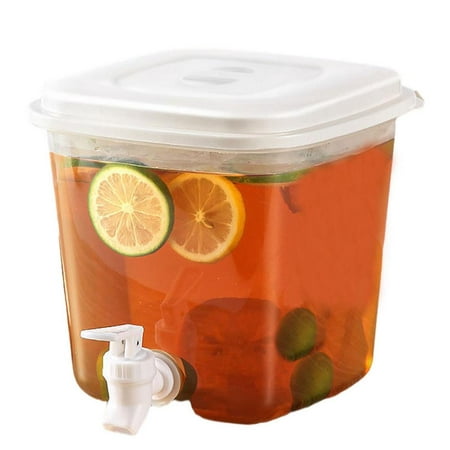 

5L Drink Jug with Spigot for Parties Lemonade Dispenser for Fridge Cold Beverage ttle Juice Containers for BBQ Picnic Pool Par