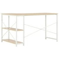 thumbnail image 6 of vidaXL Computer Desk White and Oak 47.2"x28.3"x27.6", 6 of 9