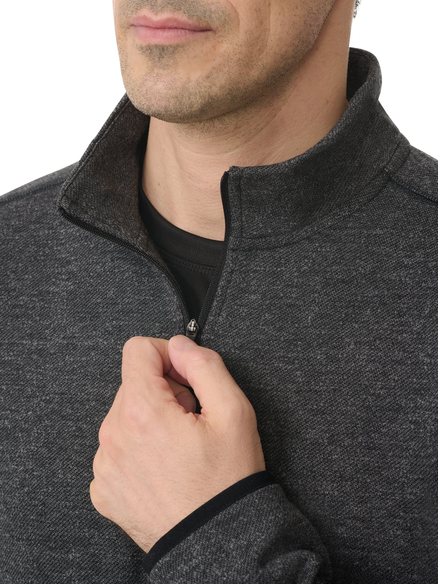 Bass & Co Men's Twill 1/4 Zip, Sizes S-3XL