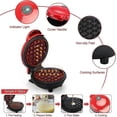 thumbnail image 3 of Individual round mini waffle maker for Easter, Mother's Day, children's birthdays, 3 of 5