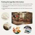 thumbnail image 6 of Square Storage Basket 14.2*10.2*8.3 Inch One Sizex1 Shelf Basket Open Home Storage Bins Bedroom Storage Basket Closet Storage Stylish Decor Christmas Fireplace Picture, 6 of 9