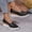 Black, variant on Women's Casual Pointed Toe Sequin Walking Shoes, Wedge Platform Espadrille Design with Breathable Lining and Cushion Sole, Slip on Sneakers for Daily Wear