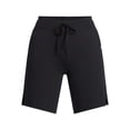 thumbnail image 6 of Athletic Works Women's and Women's Plus French Terry Bermuda Shorts, Sizes XS-4X, 6 of 6