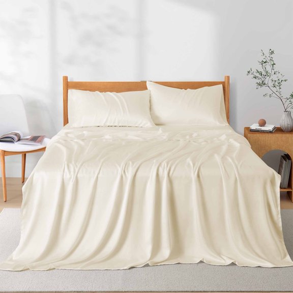 Peace Nest 100% Lyocell Silky Soft & Smooth Cool Sheet Set Full Size