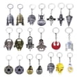 thumbnail image 2 of Llaveros de Star Wars Mandalorian Trek Ship Battleship MILLENNIUM FALCON BB8 Darth Vader llavero de aleación colgante regalo de cumpleaños para niños, 2 of 4