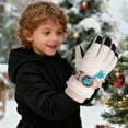 thumbnail image 2 of Gnwei Kids Waterproof Warm Winter Ski Gloves, Winter Toddler Mittens Boys Girls Snow Mitten Fleece Warm Kids Gloves Cold Weather, 2 of 8