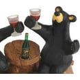thumbnail image 2 of Jeff Fleming Bearfoots Uncorked Bears Drinking Wine Figurine Big Sky Carvers New, 2 of 6