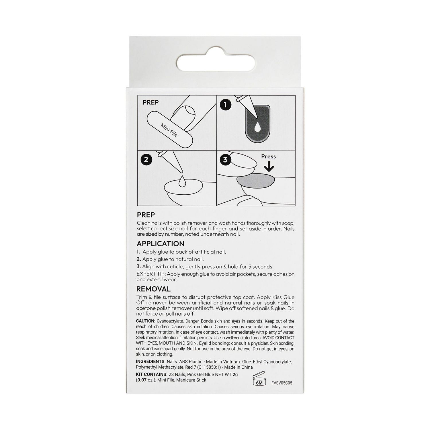 KISS Voguish Fantasy - Fake Nails - Luminary - Oval - Short - 28 count, KISS Voguish Fantasy