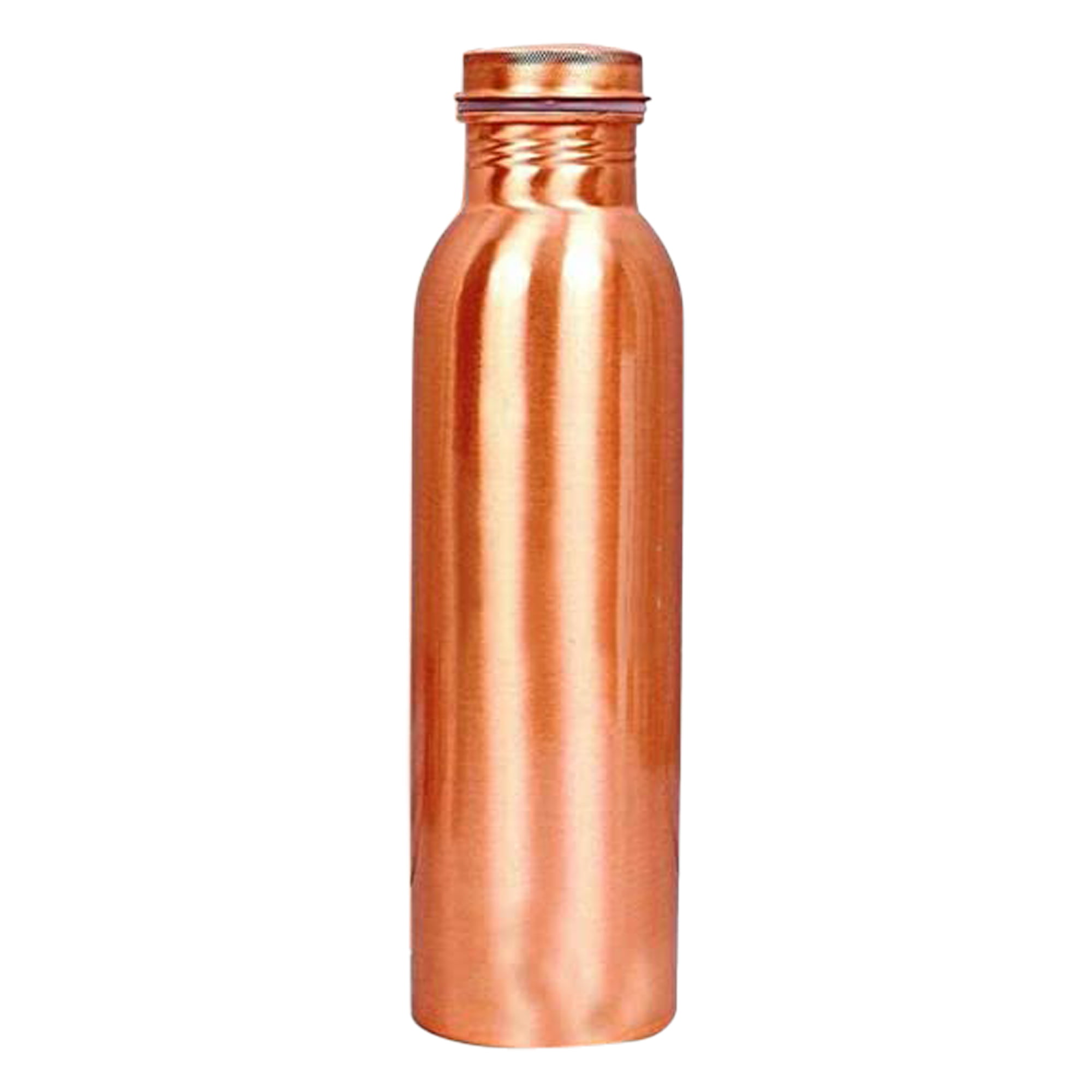 100% Pure Copper Water Bottle For Yoga Ayurveda Health Benefits 950 Ml Freeship 