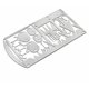 thumbnail image 1 of Tarjeta de anzuelo de pesca multifuncional Tarjeta de herramienta de supervivencia para acampar de bricolaje Tarjeta de pesca Equipo de pesca portátil Tarjeta de supervivencia Edc, 11 Feliz Sencillez, 1 of 5
