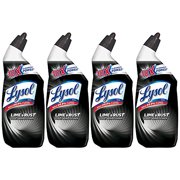 Angle View: Lysol Toilet Bowl Cleaner with Lime and Rust Remover, 24 Fl Oz (Pack of 4)