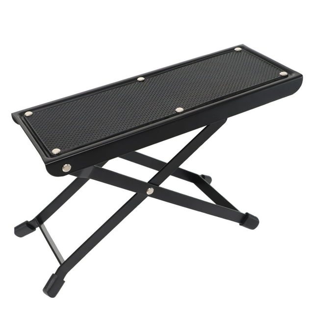 Repose-pieds de Guitare, Tabouret de Guitare Réglable en Hauteur, Tabouret Pliant, Valeur Exceptionnelle