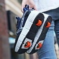 thumbnail image 3 of Yunkctuk Kids Roller Skate Shoes with 2 Detachable Wheels, Sneakers for Boys Girls Birthday Thanksgiving Christmas Day, 3 of 6