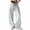 Gray, variant on Pants Women Summer, Wide Leg Pants for Women Drawstring Baggy Casual Sweatpants Color Block Lounge Athletic Sweat Track Pants with Pockets Blue M