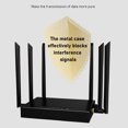 thumbnail image 4 of Industrial 4G LTE Wireless Router, 300Mbps High-Speed Internet with 6 Antennas, 5 Network Ports, SIM Card Slot for Home & Office, US Plug, 4 of 9