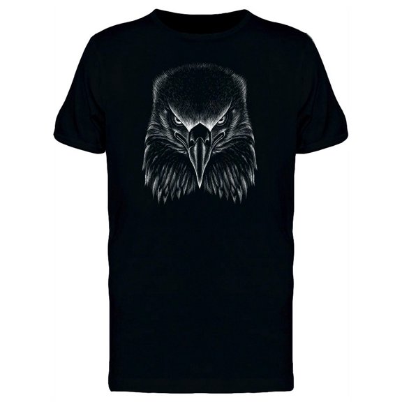 Smartprints Mens Graphic Tee - Intimidating Eagle - Regular Fit 100% Cotton