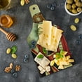 thumbnail image 5 of London Cutting Board, Vintage Style of London with National Flag UK Britain Old Clock Tower, Decorative Tempered Glass Cutting and Serving Board, Wine Bottle Shape, Multicolor, by Ambesonne, 5 of 5