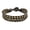 Multi-color, variant on Midnight Charm Hematite Beads Black Leather Bracelet