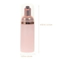 thumbnail image 2 of OULII 3pcs Plastic Bottles for Shampoo Rose Gold for Home and Party Use, 2 of 4