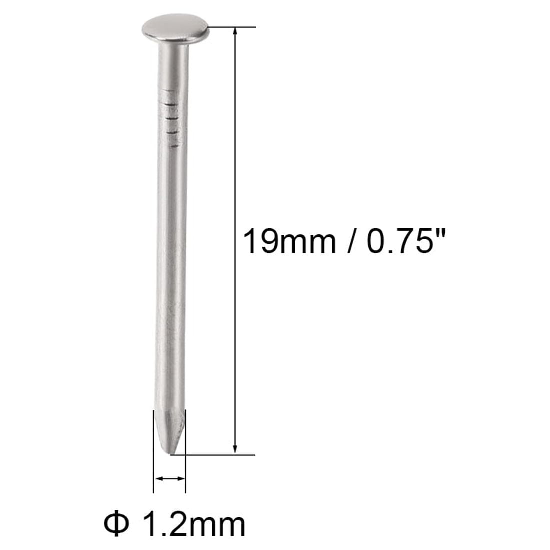 Unique Bargains Collated Carbon Steel Framing Nails for DIY Applications 1.2x19mm