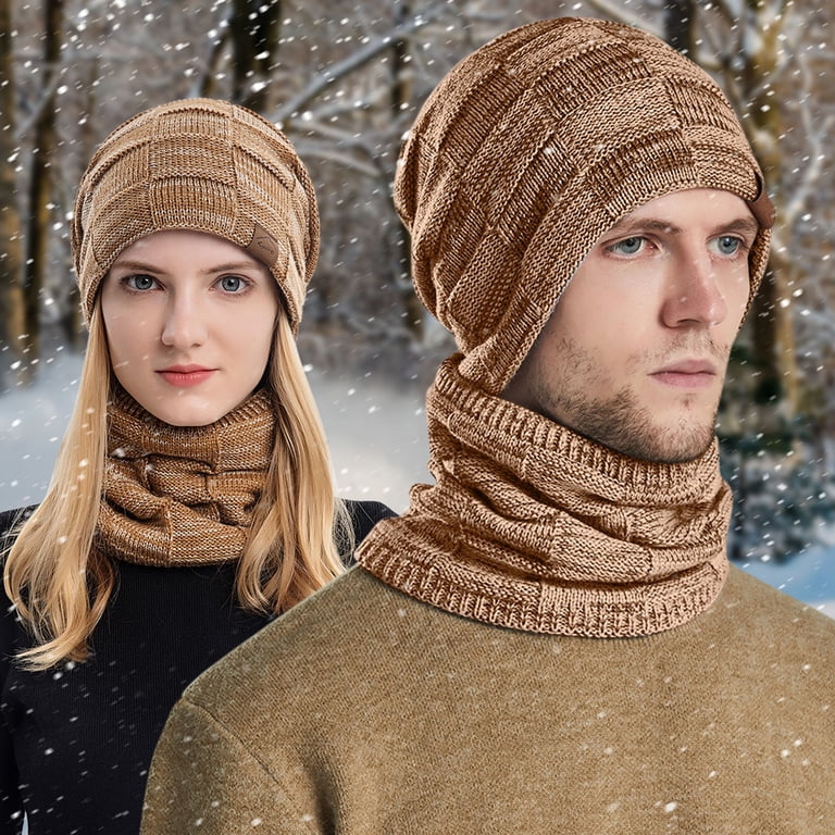 iHPH7 Hat and Scarf Set Warm Beanie and Scarf Set Snow Caps  display picture 2