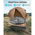 thumbnail image 4 of Gonex 1-Person Camping Tent with Cot, 350lbs 31.5" Wide Cots & Waterproof Tents Combo, Khaki, 4 of 13