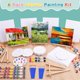thumbnail image 3 of Kit de pintura BIDDFA de 6 piezas con lienzos de 20 x 25 cm y caballetes, 3 of 7