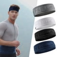 thumbnail image 3 of Cool Elastic Sports Visor Elastic Non-slip Headband Outdoor Running Fitness Sweat-absorbent And Breathable Anti-perspirant Belt, 3 of 6