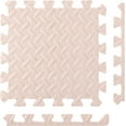 thumbnail image 6 of 16 Pcs Foam Floor Baby Tiles 11.81 x 11.81 inches Foam Floor Mats Play Mats Bulk with Borders Interlocking for Kids Baby Playroom Nursery Gym（Beige）, 6 of 13