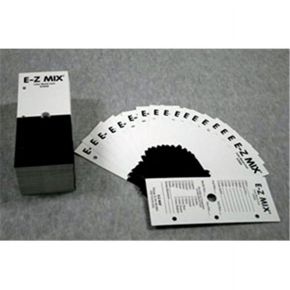 E-Z Mix EMX-79000 Cartes de Correspondance de Couleurs - 250-Pk