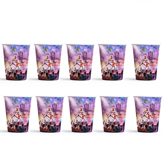COCO Dream Birthday Party Supplies Cups Tableware Disposable Paper Mouthwash Drinking Cups