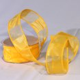 thumbnail image 2 of The Ribbon People Yellow Modern Striped Pattern Organza Wired Craft Ribbon 1.5" x 54 Yards, 2 of 2