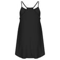 thumbnail image 5 of Summer Saving Wycnly Womens Tank Tops Loose Flowy Swing Spaghetti Strap Vest Camisole Tops Summer Fashion Solid Crewneck Sleeveless Shirts Blouse Black XL, 5 of 6