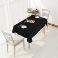 thumbnail image 2 of Clear Plastic Tablecloth - x - Vinyl PVC Rectangle Table Cloth Protector Oil Spill Proof Wipe Clean Table Cover for Dining Tables Parties Camping Crystal Clear, 2 of 7