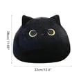 thumbnail image 3 of Muñeca De Gato, Juguete De Peluche De Gato Negro, Almohada, Juguete De Felpa, Rendimiento Sólido, 3 of 8