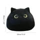 thumbnail image 3 of Muñeco de gato, juguete de peluche de gato negro, almohada de peluche con diseño aerodinámico, 3 of 9
