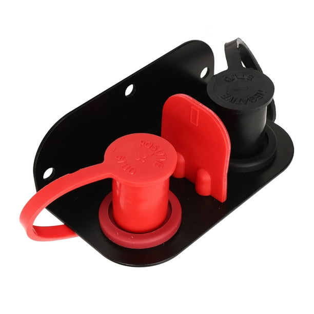 Herramienta De Carga Remota De Batería, Terminales Remotos De Batería Perno De Acero Inoxidable Tuerca De Latón De Fácil Acceso M10x2 Núcleo De Cobre Para ATV