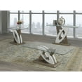 thumbnail image 2 of Donatello End Table, Brown/Cream, 2 of 2