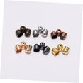 thumbnail image 2 of HUGFEGWE 2 Packs DIY Earring Ribbon Ends Bulk Earrings Brass Cord Ends Cap Metal Cord Ends Cord Ends for Jewelry Making Dangle Earrings Bead Caps for Jewelry Making Bulk Rope End Crimp CJB91-68218, 2 of 9