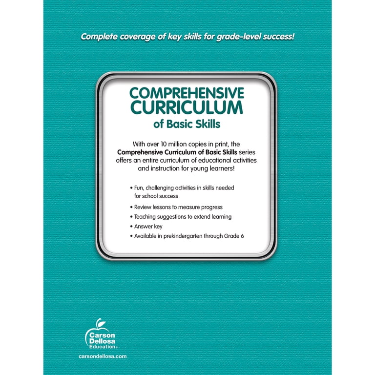 Thinking Kids Comprehensive Curriculum of Basic Skills Workbook