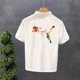 thumbnail image 4 of Camisetas para hombre, camisetas gráficas de acuarela para hombre, camisetas tipo polo con cuello jaspeado, ropa de moda rockera para hombre 2024, cómodas y cálidas, 4 of 5