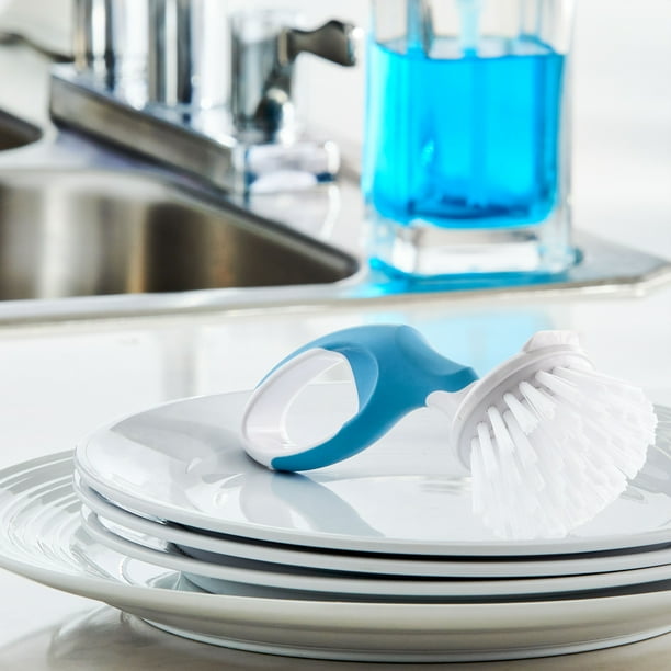 Great Value Non-Slip Grip Small Handy Scrubber, Blue - Walmart