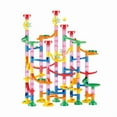 thumbnail image 5 of Marble Run Race Track Building Blocks Kids 3D Maze Ball Roll Toy DIY Marble Run Race Coaster Set 80/105/109/133pc Christmas Gift, 5 of 10