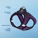 thumbnail image 3 of Arnés para perros Voyager Step-in Air, malla para todo clima, color morado L, 3 of 8