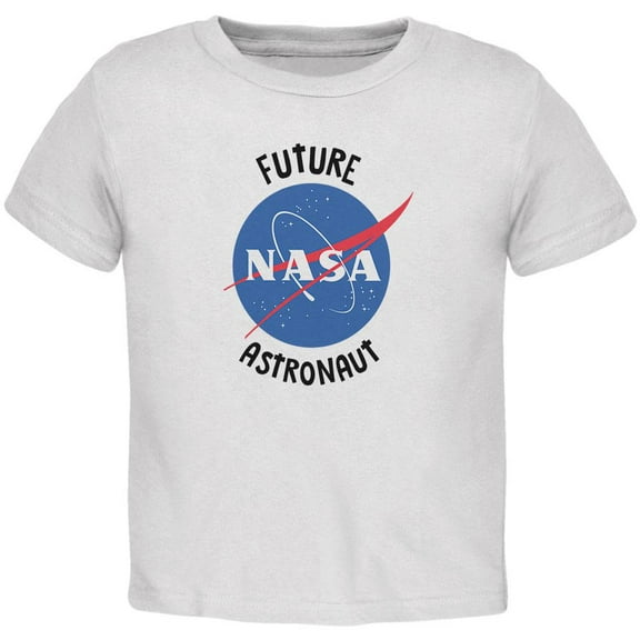Future NASA Space Astronaut Baby Crewneck T Shirt White 24 Month