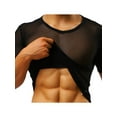 thumbnail image 5 of LilyLLL Mens Sexy Mesh See Through Undershirt Tank Tops Vest T-Shirt Muscle Underwear, 5 of 5