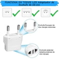 thumbnail image 3 of 4 Unidades Adaptador de Enchufe para EE.UU., Adaptador de EE.UU. a Europa, Adaptador de Enchufe para América/Canadá/México, 3 of 5
