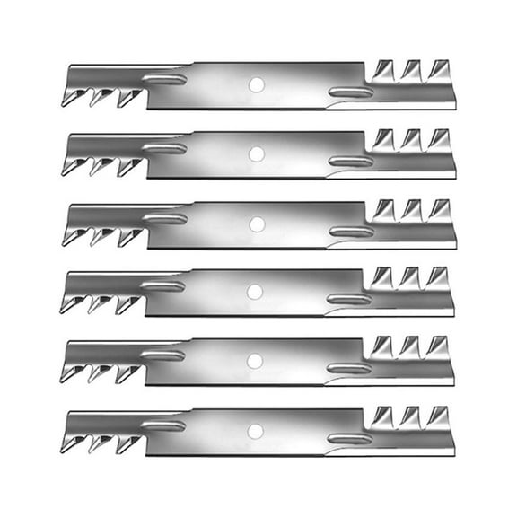 RAParts (6) Toothed Mulching Blades for Great Dane Mower 61" Deck Replaces GDU10232