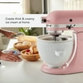 thumbnail image 4 of KitchenAid 2-Qt Ice Cream Maker Attachment for select KitchenAid Tilt-Head Stand Mixers, White, 4 of 10